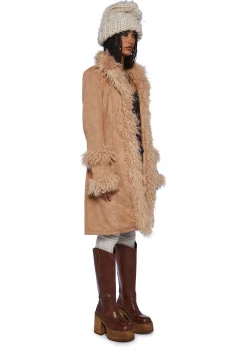 Current Mood Outerwear*Bohemian Groove Faux Suede Jacket