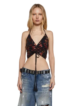 Current Mood Tops*Boho Ballad Halter Top