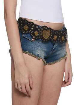x_Fame Accessories Belts & Harnesses*Boho Flirt Heart Belt
