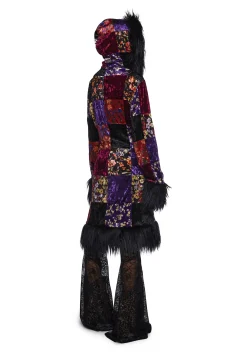 Current Mood Outerwear|Plus*Bold Love Velvet Coat