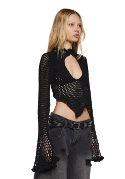 Current Mood Tops|Plus*Bonfire Love Crochet Top