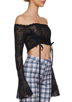 Sugar Thrillz Bottoms*Book Club Babe Plaid Capri Pants