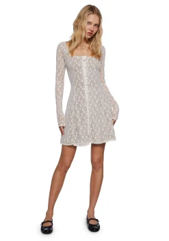 dELiA*s by Dolls Kill Dresses|Mini Dresses*Botanic Bliss Mini Dress - Off White