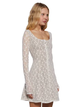 dELiA*s by Dolls Kill Dresses|Mini Dresses*Botanic Bliss Mini Dress - Off White