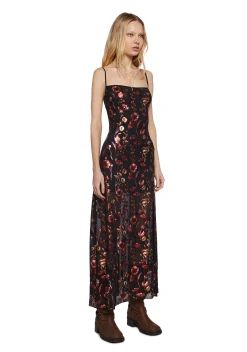Current Mood Dresses|Plus*Botanical Elegance Floral Midi Dress