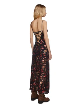 Current Mood Dresses|Plus*Botanical Elegance Floral Midi Dress