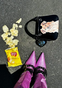 Generation Kiss Boots*Boulevard Knee High Boots - Pink Bling