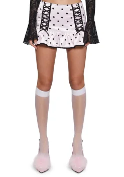 Sugar Thrillz Bottoms|Skirts*Bound To Tempt Mini Skirt