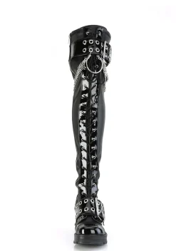 Demonia Boots*Bratty-304 Knee High Boots