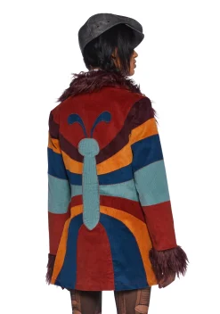 Current Mood Outerwear|Plus*Break Free Corduroy Coat - Multi