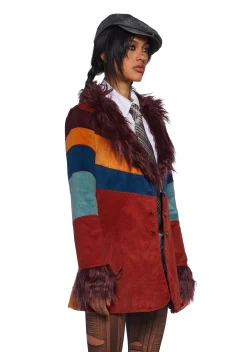 Current Mood Outerwear|Plus*Break Free Corduroy Coat - Multi