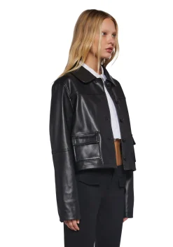dELiA*s by Dolls Kill Outerwear|Plus*Brixton Bound Cropped Jacket