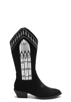 BOY Koi Footwear Boots|Cowboy Boots*Broken Confessions Cowboy Boots - Black