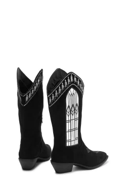 BOY Koi Footwear Boots|Cowboy Boots*Broken Confessions Cowboy Boots - Black
