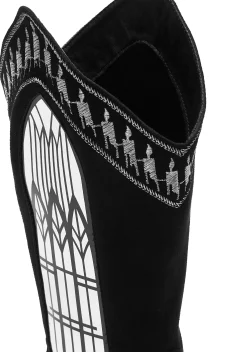BOY Koi Footwear Boots|Cowboy Boots*Broken Confessions Cowboy Boots - Black