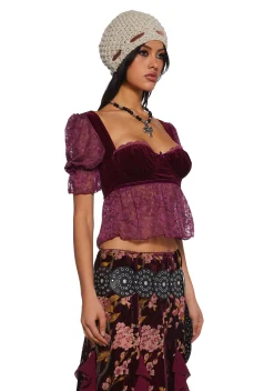 Current Mood Tops|Plus*Brushfire Fairytales Velvet Top