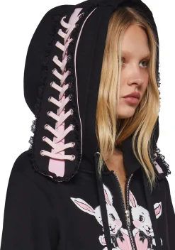 Sugar Thrillz Outerwear|Sweatshirts & Hoodies*Bunny Boo Hoodie With Ears