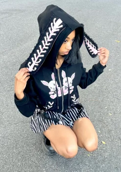 Sugar Thrillz Outerwear|Sweatshirts & Hoodies*Bunny Boo Hoodie With Ears
