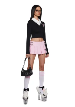 Playboy by Dolls Kill Tops|Plus*Bunny Hop Knit Sweater