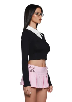 Playboy by Dolls Kill Tops|Plus*Bunny Hop Knit Sweater