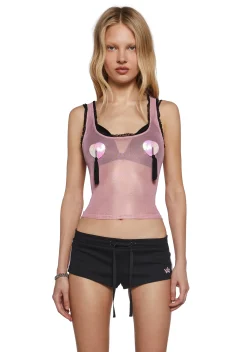 Club Exx Tops|Plus*Burlesque Rave Tank Top