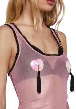 Club Exx Tops|Plus*Burlesque Rave Tank Top