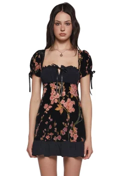 Widow Dresses*Burned Romance Babydoll Dress