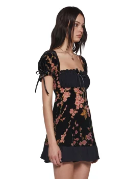 Widow Dresses*Burned Romance Babydoll Dress