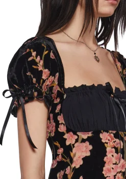 Widow Dresses*Burned Romance Babydoll Dress