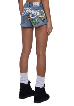 Ed Hardy Bottoms|Shorts*Butterflies Denim Shorts