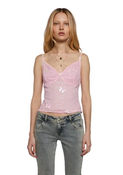 Sugar Thrillz Tops|Plus*Butterfly Away Sequin Top