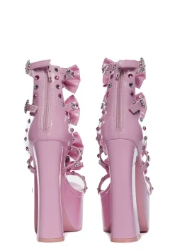 Sugar Thrillz Platforms|Heels*Buy Me Jewels Platform Heels