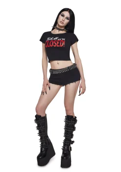 Widow Tops|Plus*Bye Now Graphic Tee