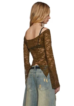 Current Mood Tops|Plus*Call It Dreaming Long Sleeve Top - Olive