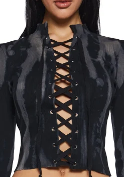 Current Mood Tops|Plus*Caller ID Long Sleeve Top