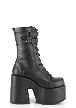 Demonia Boots|Platforms*Camel-250 Ankle Boots