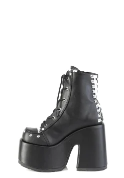 Demonia Boots|Platforms*Camel-208 Ankle Boots