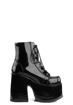 Demonia Boots*Camel-203 Ankle Boots