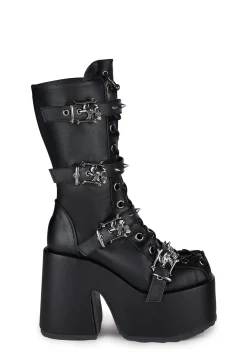 Demonia Boots|Platforms*Camel-155 Platform Boots