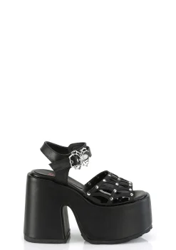 Demonia Platforms|Sandals*Camel-17 Platform Sandals