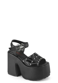 Demonia Platforms|Sandals*Camel-17 Platform Sandals