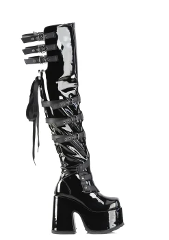 Demonia Boots|Platforms*Camel-308 Thigh High Boots