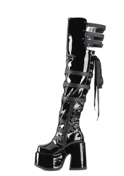 Demonia Boots|Platforms*Camel-308 Thigh High Boots