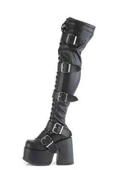 Demonia Boots|Platforms*Camel-305 Thigh High Boots