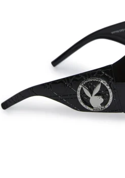 Playboy by Dolls Kill Sunglasses*Camera Shy Shield Sunglasses