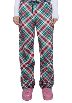 Sugar Thrillz Lingerie*Candy Cane Plaid Sweatpants