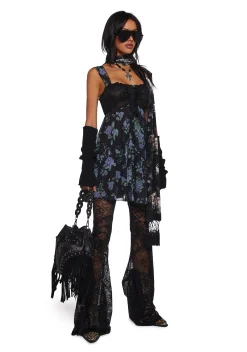Current Mood Dresses|Plus*Can’t Forget Babydoll Dress - Black