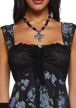 Current Mood Dresses|Plus*Can’t Forget Babydoll Dress - Black