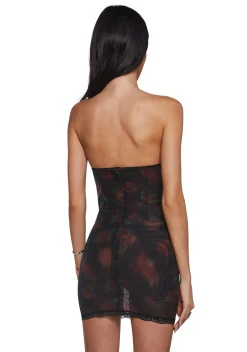 Current Mood Dresses*Captivating Gazes Slip Dress - Rose