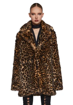 Current Mood Dresses*Captivating Gazes Slip Dress - Leopard